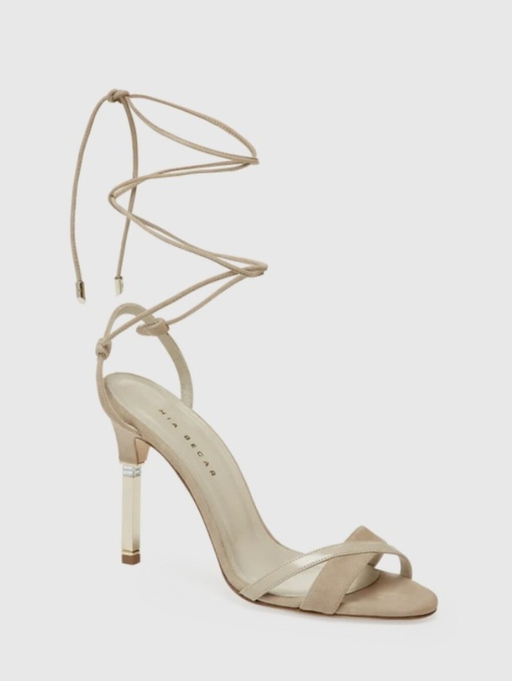 Mia Becar Francesca Baguette Lace-up Sandal Women's Sz Eu 41 Usa 10.5 $695